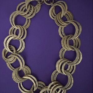 Kenneth Jay Lane Gold Statement Necklace